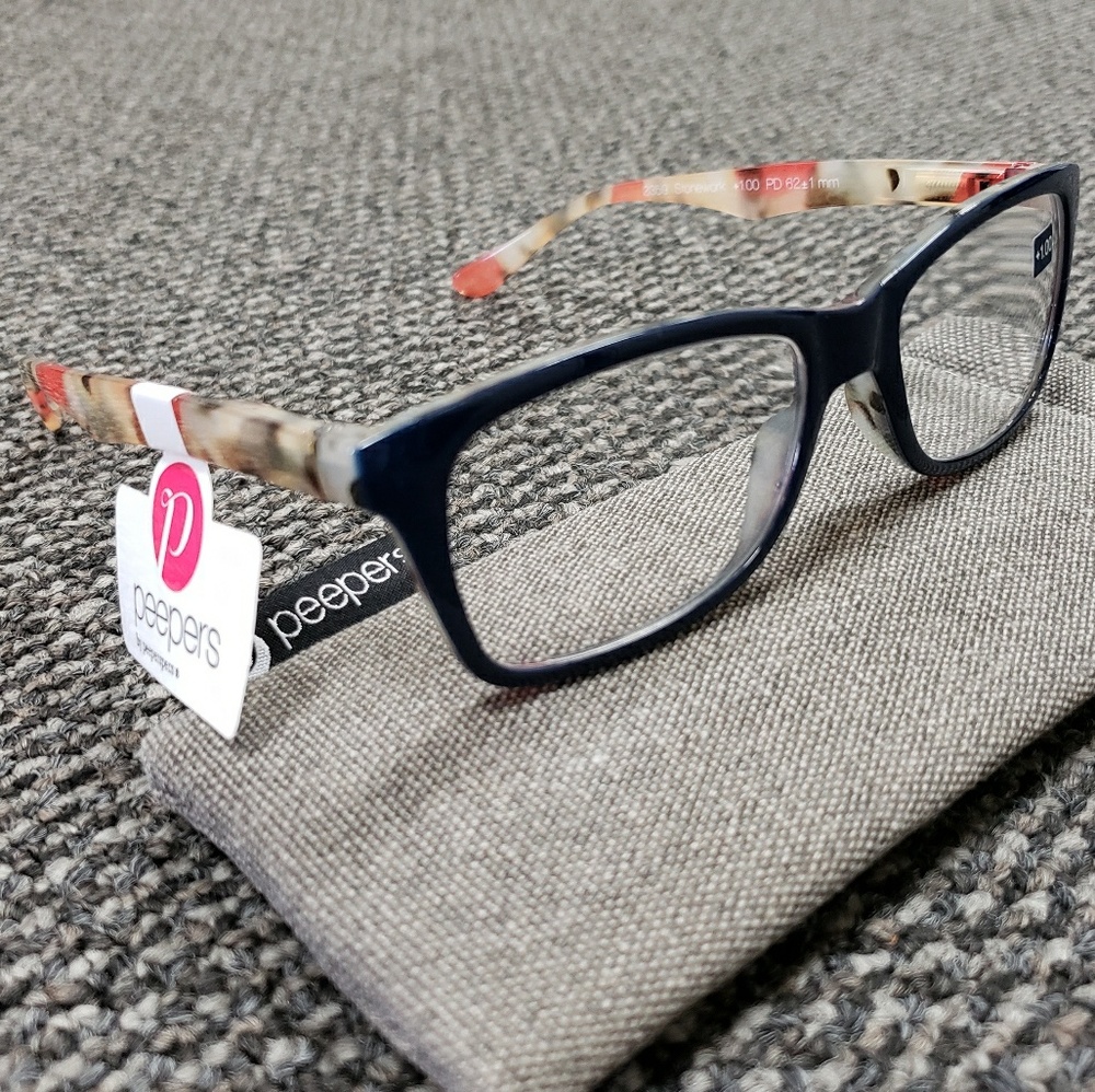 peepers reading eyeglasses +1.00 NWT